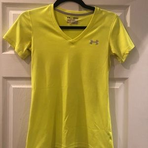 Under Armour Lime Green workout top